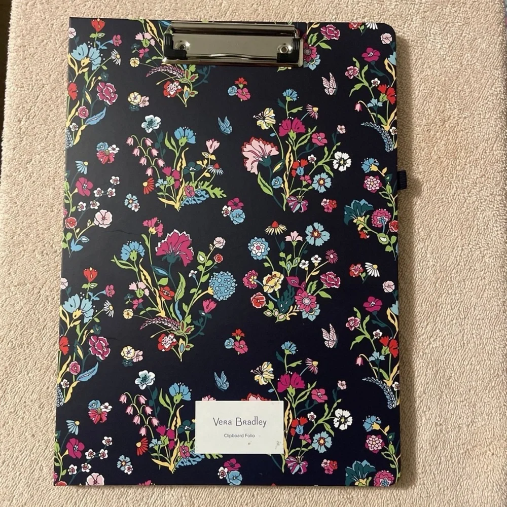 NWT Vera Bradley Itsy Ditsy Clipboard Folio Retired pattern